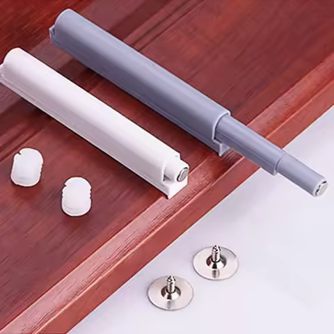 1PC Gray White Cabinet Catches Door Stop Damper Buffer Kitchen Closet Door Quiet Damper Buffer Soft 