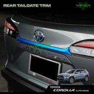 Toyota Corolla Cross BLUE Tailgate Lining Rear Bonnet Trim Accessories Bodykit 2021 2022