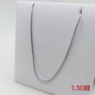 〔 Dajin Shop 〕 PT950 White Gold Necklace Suitable For Single Wear Matching Pendants