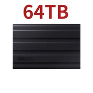 2024 100% PS5 4TB ของแท้ป้องกัน T7 SSD ดิสก์แบบแข็งภายนอก USB ความเร็วสูง3.2 Gen 2 SSD แบบพกพาสำหรับ