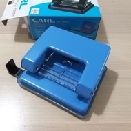 CARL PUNCH BLUE SUPER SHARP CUT 打孔機 藍色 文具