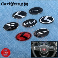 KIA K2 K3 K4 K5 Stinger KN GT Logo Emblem Car Steering Wheel Decal Decorative Sticker