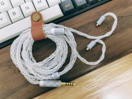 8絞 6N冷凍金銀鈀合金 MMCX/CM 4.4MM 耳機線