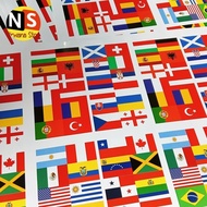 Stiker Pipi Bendera Negara Piala Europa & Coppa Sepak Bola 40Pcs