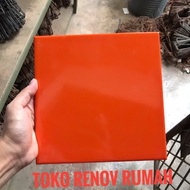 keramik 20x20 orange stabilo (glossy)/ keramik dinding orange/ keramik