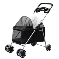 【Doogo】Pet foldable travel stroller Pet Stroller For Dogs Detachable