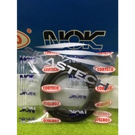 MESIN ENGINE FRONT CRANKSHAFT OIL SEAL MITSUBISHI 4G15 1500 LANCER CB2A LE DANGAN GLX 1.5 SOHC 1992 