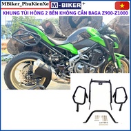 Bag frame Z900-Z1000, side bag frame Z900, side bag frame accessories z900, mibiker