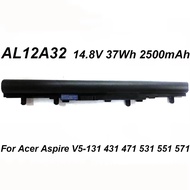 AL12A32 AL12A72 14.8V 37Wh 2500mAh Laptop Battery For Acer Aspire V5-131 431 471 531 531G 551 551G 5