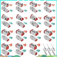 140Pcs Deutsch DT Series Waterproof Wire Connector Kit DT06-2/3/4/6S DT04-2/3/4/6P Automotive Sealed