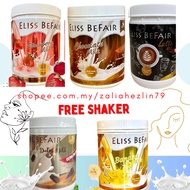 BEFAIR ELISS  100% ORIGINAL FREE SHAKER - Susu Gebu Putih  Latte Milk | Strawberry | Pisang | Coklat