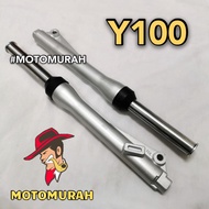 Y100 FRONT FORK / FORK DEPAN Y100 COMPLETE SET (AA) "MOTOMURAH"