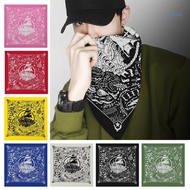 【CH*】 Cool Bandana Head Scarfs Bandana Street Dance Head Scarf Photo Props
