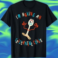 Makeyoushine X Generation90 Toy Story 4 Forky Existential Crisis T-Shirt – Men's Vintage 90s Retro S