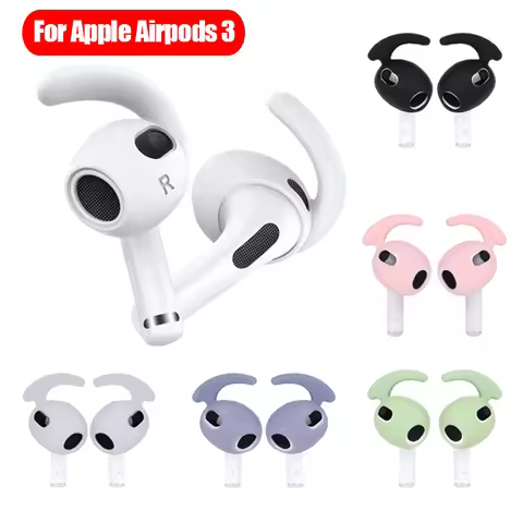 For Apple AirPods 3 Bluetooth Headphone Silicone Ear Hooks Covers Ear Hat Protector For Air Pods 3rd
