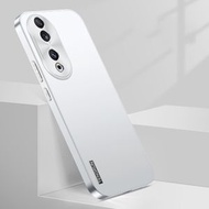 全城熱賣 - 適用於 Honor 90 流光系列 微磨砂金屬漆PC手機殼（優雅銀）