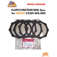 CLUTCH FRICTION DISK 5pcs. for TMX155 22201-GF6-000 | HONDA