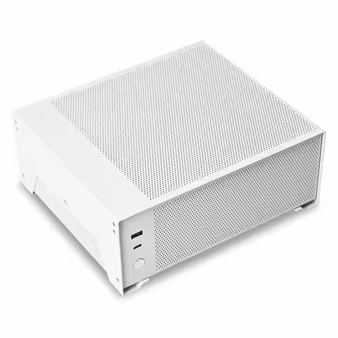 T10 Chassis ITX Mini PC Case 4.8L Thin Horizontal 1U Power Supply Compact Desktop Computer for Small