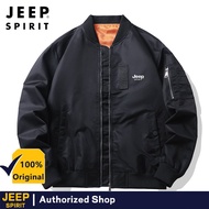 เสื้อแจ็คเก็ตเบสบอลลำลองเสื้อแจ็คเก็ตบอมเบอร์ผู้ชาย JEEP SPIRIT