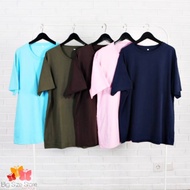 Women's plain t-shirts big size XL - 4XL
