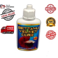 Betta4U Velvet Cure 40ml Merawat &amp; Mencegah Penyakit Velvet No 1 Killer Betta