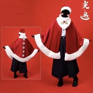 Limited Christmas gown free hoodless gown cos costume gown long gown/room children's gown
