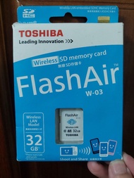 Toshiba 東芝FlashAir W-03 WIFI SD 記憶卡32G