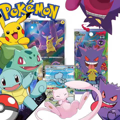 Original Sealed Pokemon TCG Simplified Chinese 151C Surprise Booster Box - Gengar Pikachu Art Card C