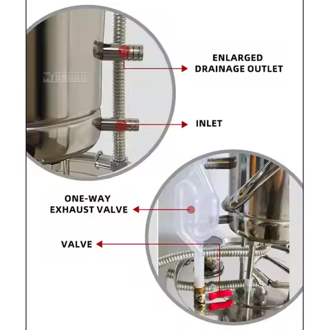 for Small Batch Wine Making,Mini Home Grape Brandy Distiller Economical Brewing Still