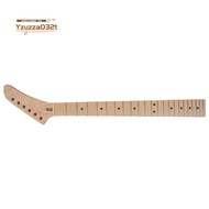 22 Fret Maple Banana Electric Guitar Neck Dot Inlay for  Parts Replacement