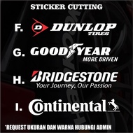 ∏ ✈ ۞ Sticker Cutting Sponsor Tires Yokohama,Dunlop,Bridgestone Etc