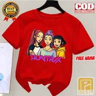 BAJU KAOS ANAK KPOP DEMON HUNTERS KAOS ANAK KPOP HUNTRIX KPOP DEMON HUNTERS 100-150cm
