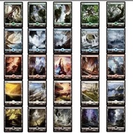 MTG Magic the gathering Fullart Basic land BFZ Card Mixed Patterns