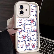 Casing Hp iPhone 11 iPhone 11 Pro Max iPhone 13 Case Anti Drop silikon Casing ponsel HP motif garis