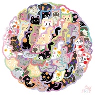 ❀ Colorful Smile Cats Series 02 Stickers ❀ 50Pcs/Set DIY Fashion Waterproof Kids Rewards Stickers