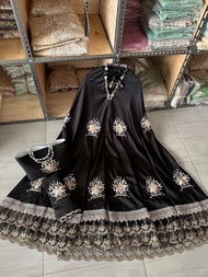 Mukena dewasa sutra SYAHIRA bodir by: IRVANA