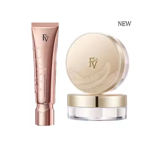 New FV Golden Diamond Shining Flawless Essence Liquid Foundation Concealer Oil Control Moisturizing 