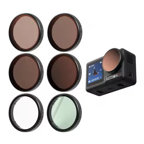 ND Lens Filter for DJI Osmo Action 5 Pro 4 3 Frame UV CPL ND8 ND16 ND32 ND64 Sports Camera Outdoor S