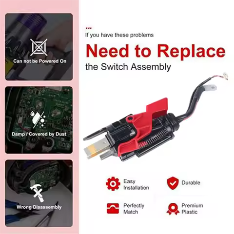 A98G-Trigger Switch Button Replacement, Click-In Battery Type, For Dyson V15 V11 SV15 Vacuum Cleaner