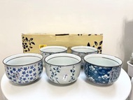 鍋寶 和風釉下彩繪碗 5 入組 收藏 日式