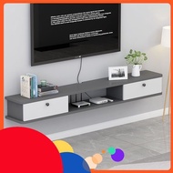 {Free shipping}Modern nordic TV console cabinet marble wall cabinet living room luxury hanging cabinet household simple small family bedroom wall hanging set-top box storage rack