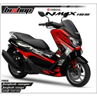 decal nmax old sticker nmax gradasi biru putih V86