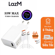 (Deal Xịn) Bộ Sạc Nhanh Xiaomi 33W Chính Hãng -Mi Charge Turbo 33W Siêu Nhanh Hàng Bóc Máy Sạc Nhan