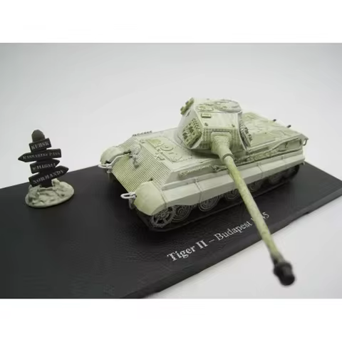 ATLAS Diecast 1:72 Scale KING6 Heavy Tank 1945 Alloy Simulation Tank Model Collection Souvenir Stati