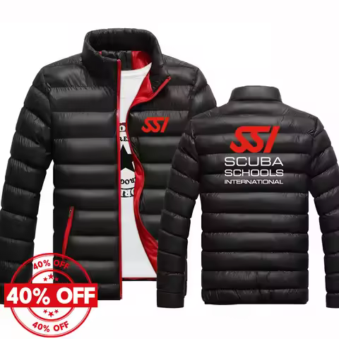 2025 Scuba Diving Dive SSI Men's New Fashion Keep Warmer Zipper Hoodies Harajuku High Quality Windpr