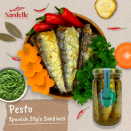 Sardelle Pesto Premium Spanish Style Sardines with real pesto in Corn Oil Authentic From Dipolog City