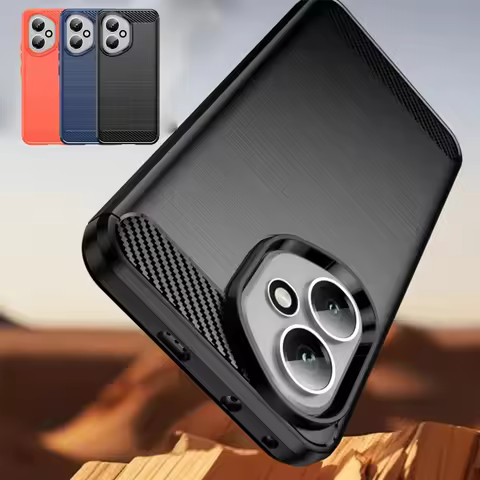 For Honor 400 Case Cover Huawei Honor 400 Capas New Phone Bumper Back Shockproof Soft TPU Carbon Fib