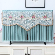 TV Cover 32-75 inch LCD TV Cover 55 Inch 65 Inch Lace Cloth Fabric Curtain Hanging TV Cover 70 Inch 