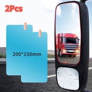 2Pcs Car Rearview Mirror Rain Film Minivan Mirror Sticker Nano Anti-Glare Rain Anti-Fog Protection Film for Auto Accessories