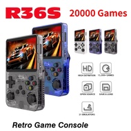 128G Open Source R36S Retro Handheld Video Game Console Linux System 3.5 Inch IPS Screen Portable Po